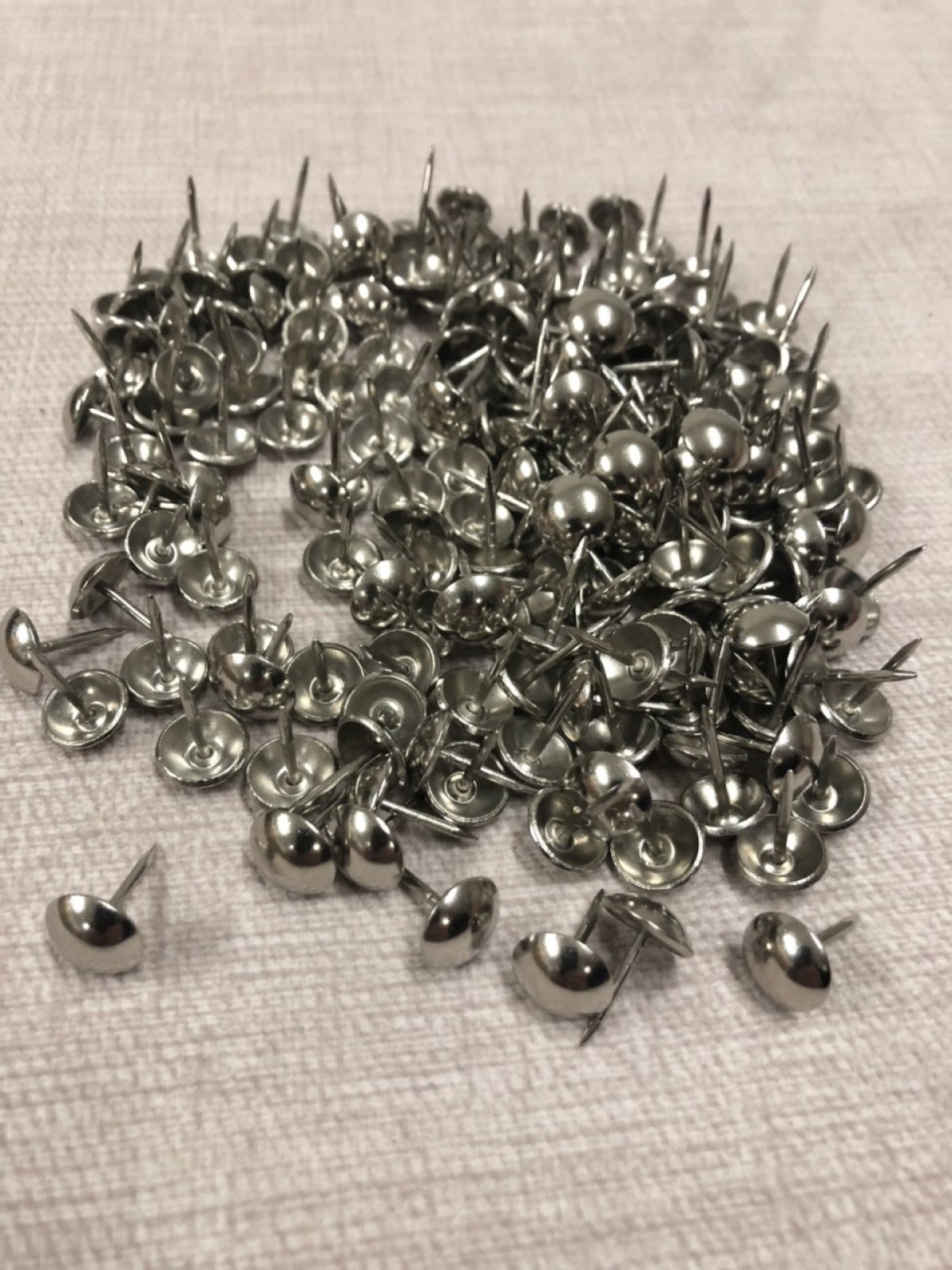Декоративные гвозди 10,5мм Nickel