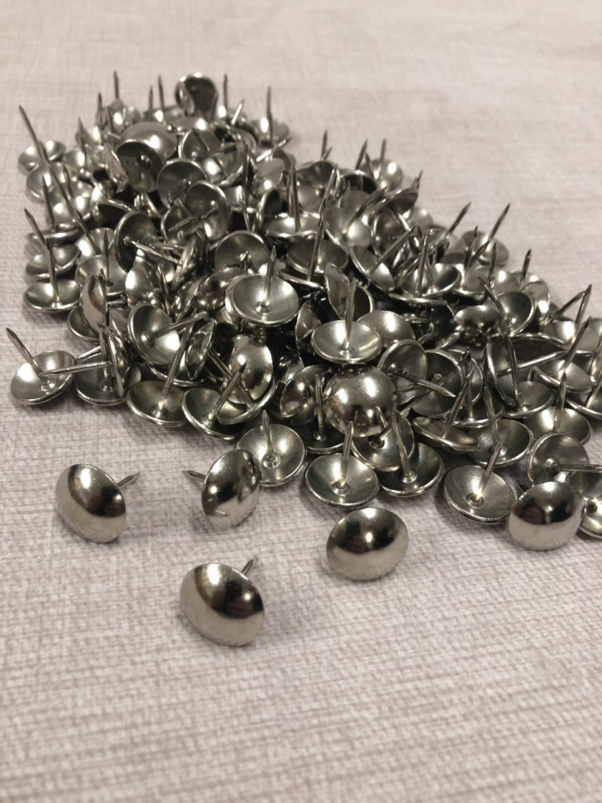Декоративные гвозди 16мм Nickel