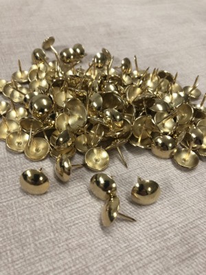 Декоративные гвозди 16мм Gold